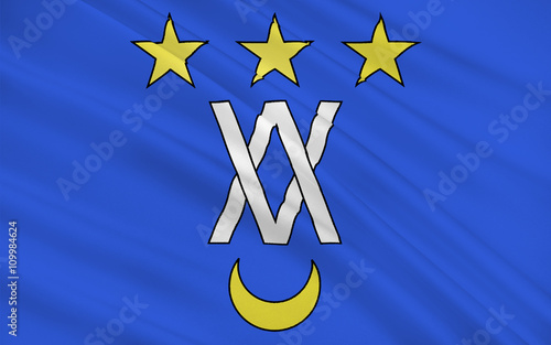 Photography Flag of Le Vigan, France