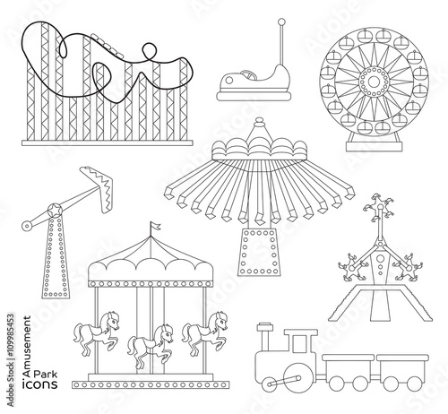 Amusement Park icons