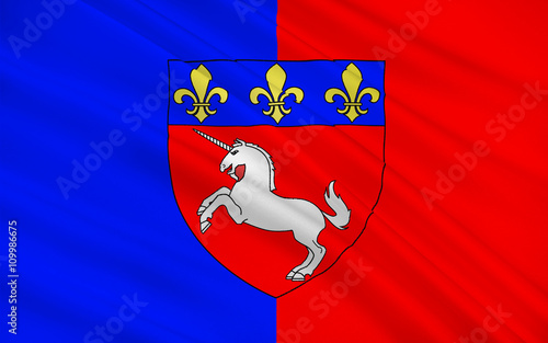 Flag of Saint-Lo, France photo