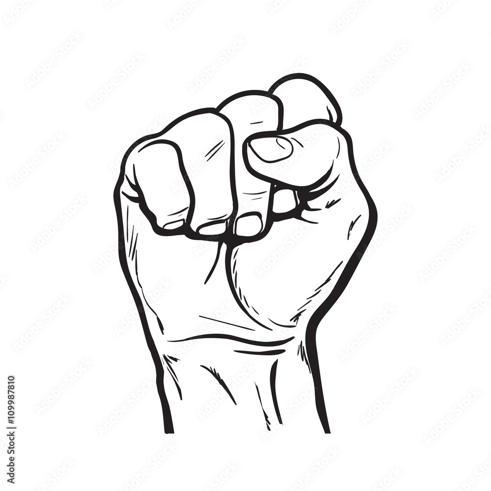 Clenched fist. Hand clenched fist. Hand showing a fist. hand. Hand drawn fist. Skertch fist. Hand shows the strength, power, victory. The symbol of strength, freedom, and rights. Clenched fist. Hand clenched fist. Hand showing a fist. hand. Hand drawn fist. Skertch fist. Hand shows the strength, power, victory. The symbol of strength, freedom, and rights.