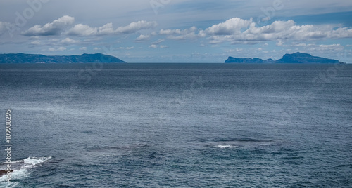 the sea between the Sorrento peninsula and the island of Capri © doctorpic