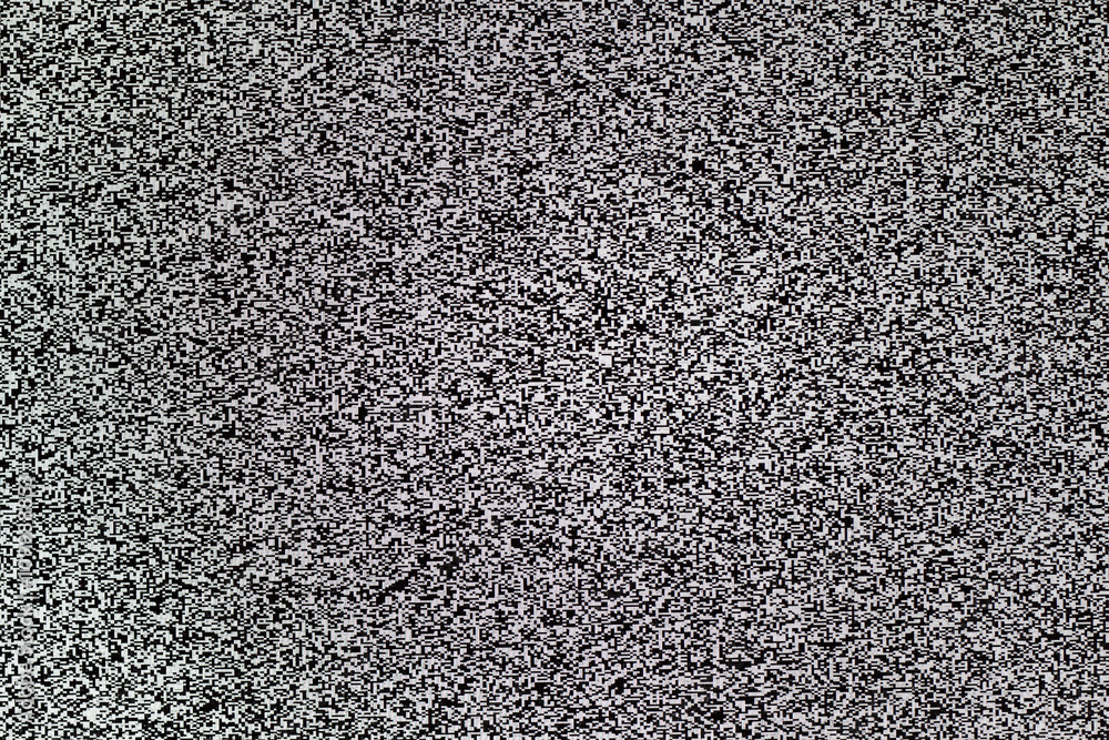 TV white noise on lcd screen Stock Illustration