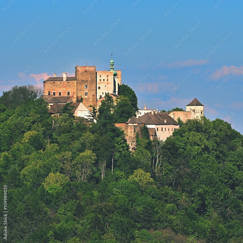 Beautiful old castle Buchlov. South Moravia-Czech Republic-Europe.