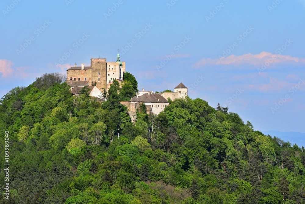 Obraz premium Beautiful old castle Buchlov. South Moravia-Czech Republic-Europe.