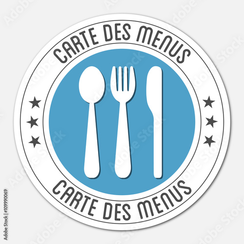 Logo carte des menus.