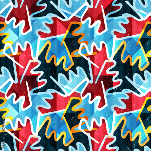 Graffiti seamless background vintage grunge texture