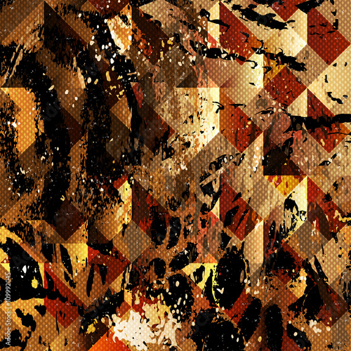 graffiti stains on a black grunge background texture