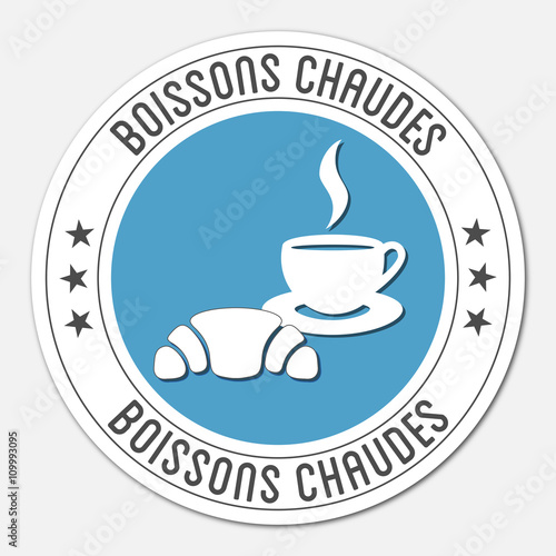 Logo boissons chaudes.