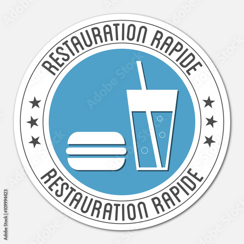 Logo restauration rapide.