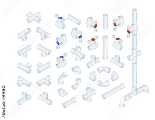 Isometric Plumbing Elements