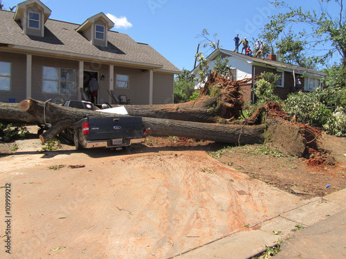 Damage of the devastating Tornado, Tuscaloosa on April 27.