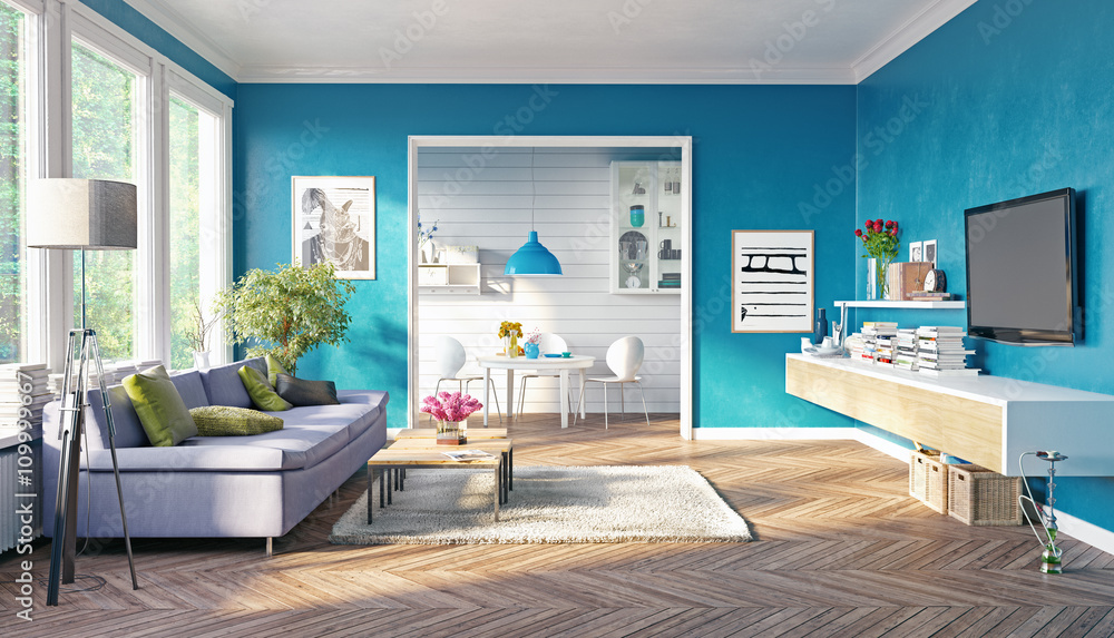 Fototapeta premium modern living room