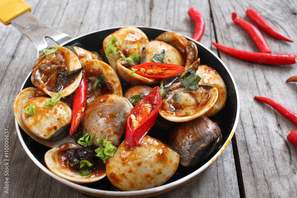 Fototapeta premium Fried clams
