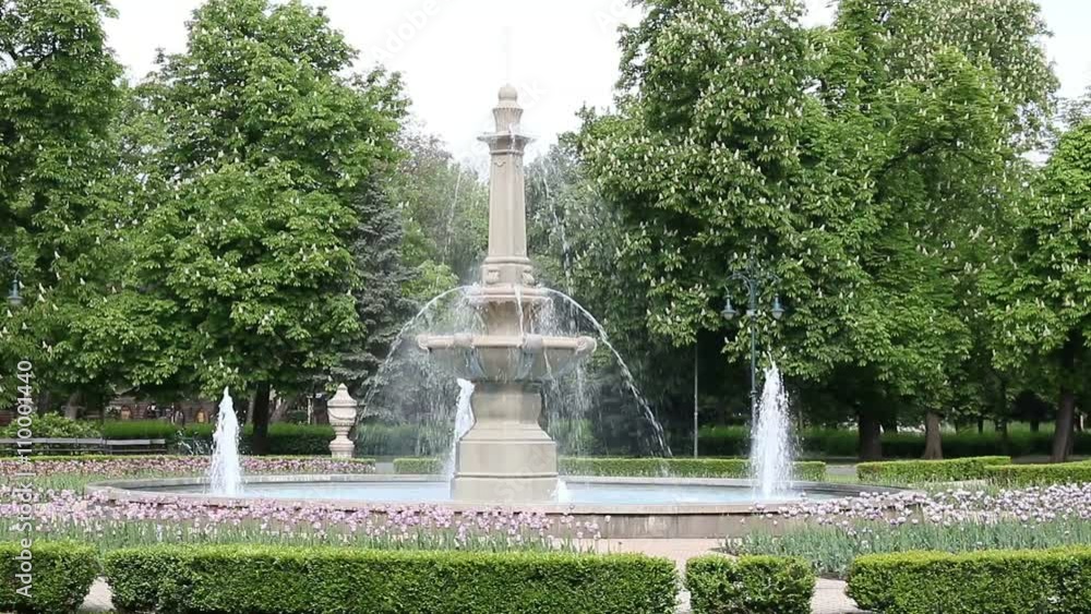 fountain Eger Hungary fountain Eger Hungary