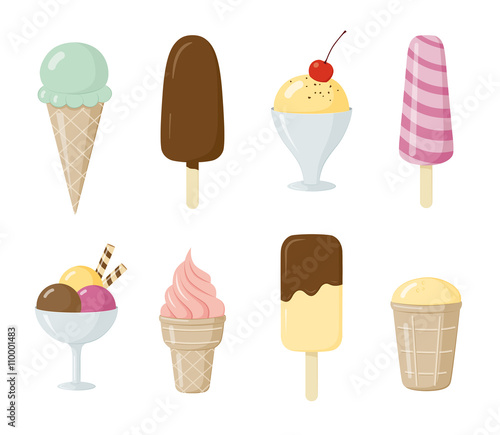 Vector ice cream