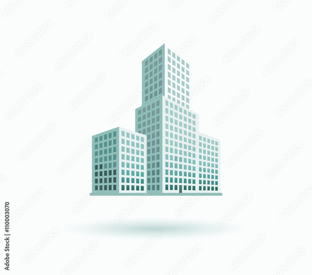 Skyscrapers House Building Icon