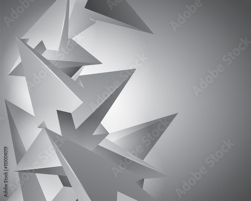 More shapes, unreal construction, geometric elements, many arrows, abstract vector design composition for you project
