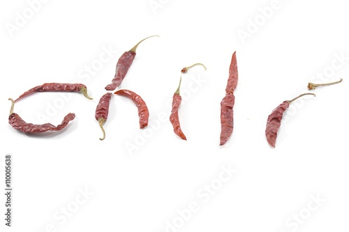 Alphabet chili.from chili