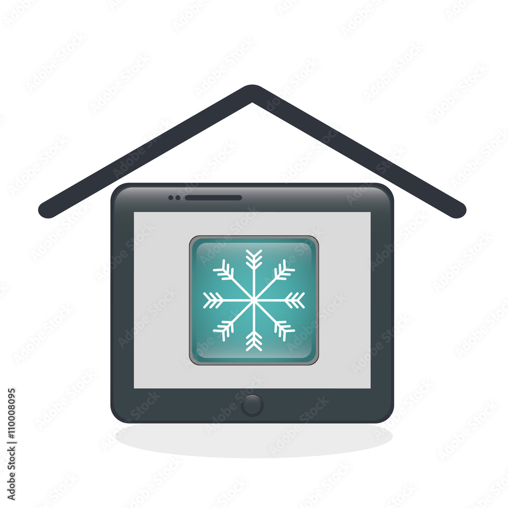 Smart home design. Technology icon. system concept Smart home design. Technology icon. system concept