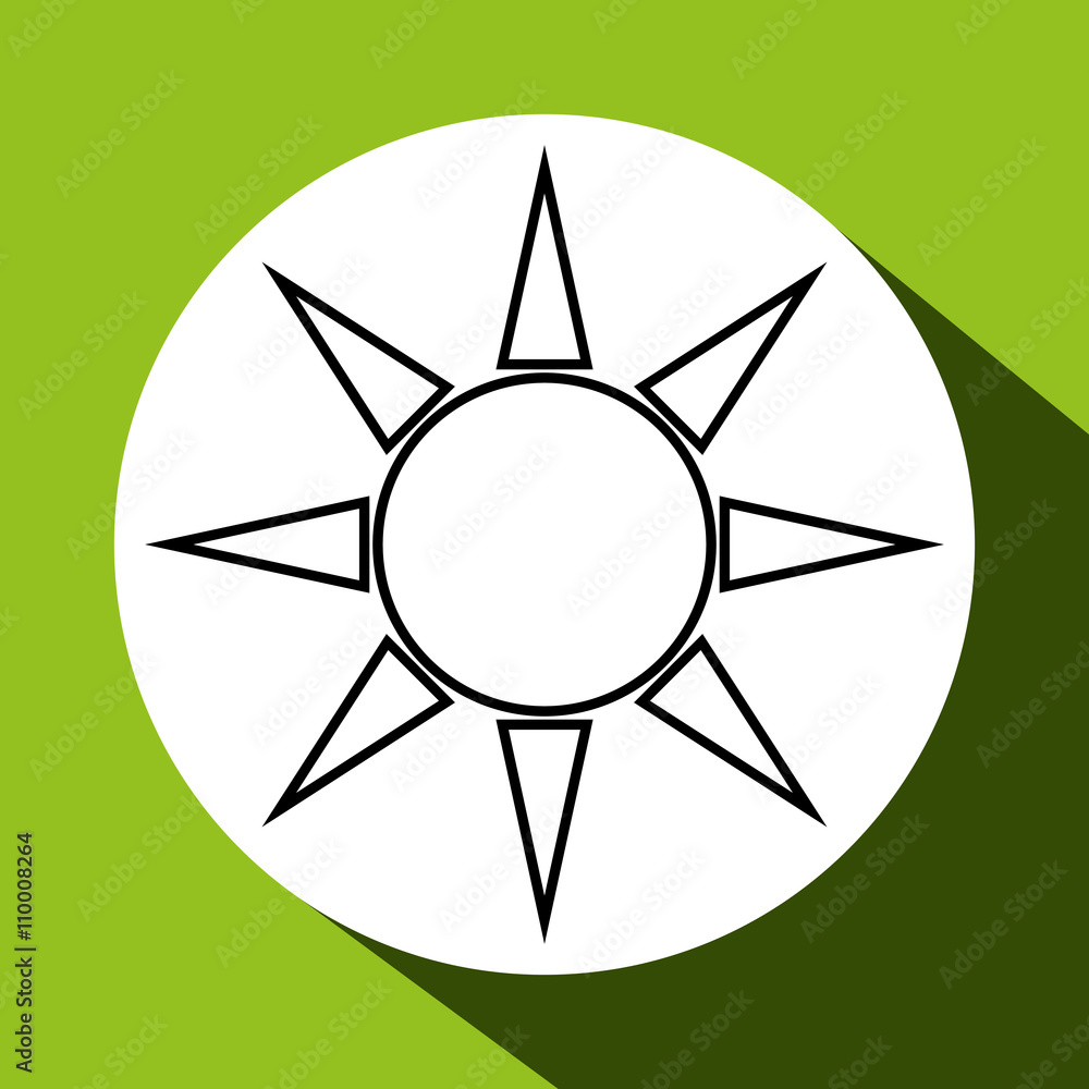 Sun design. abstract icon. summer concept Sun design. abstract icon. summer concept