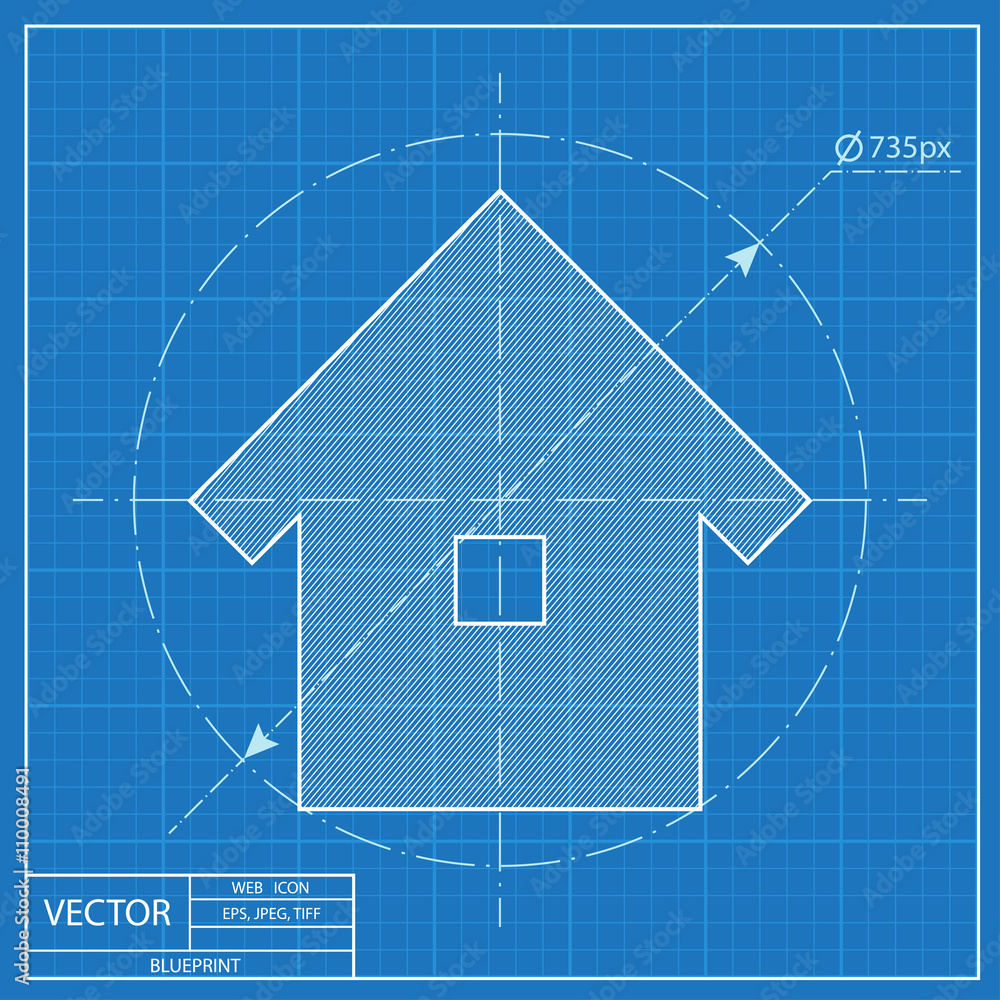 blueprint icon of house blueprint icon of house