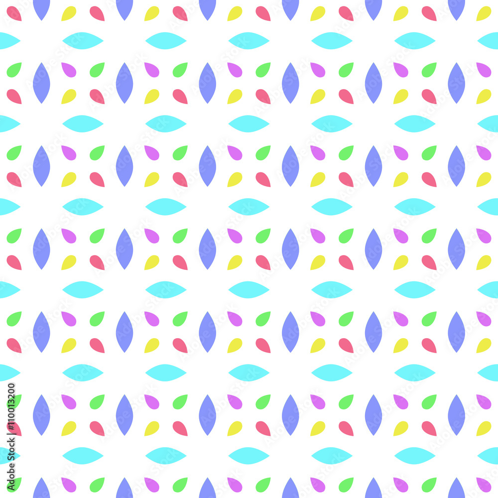 seamless pattern with geometric ornament colorful decorative eth