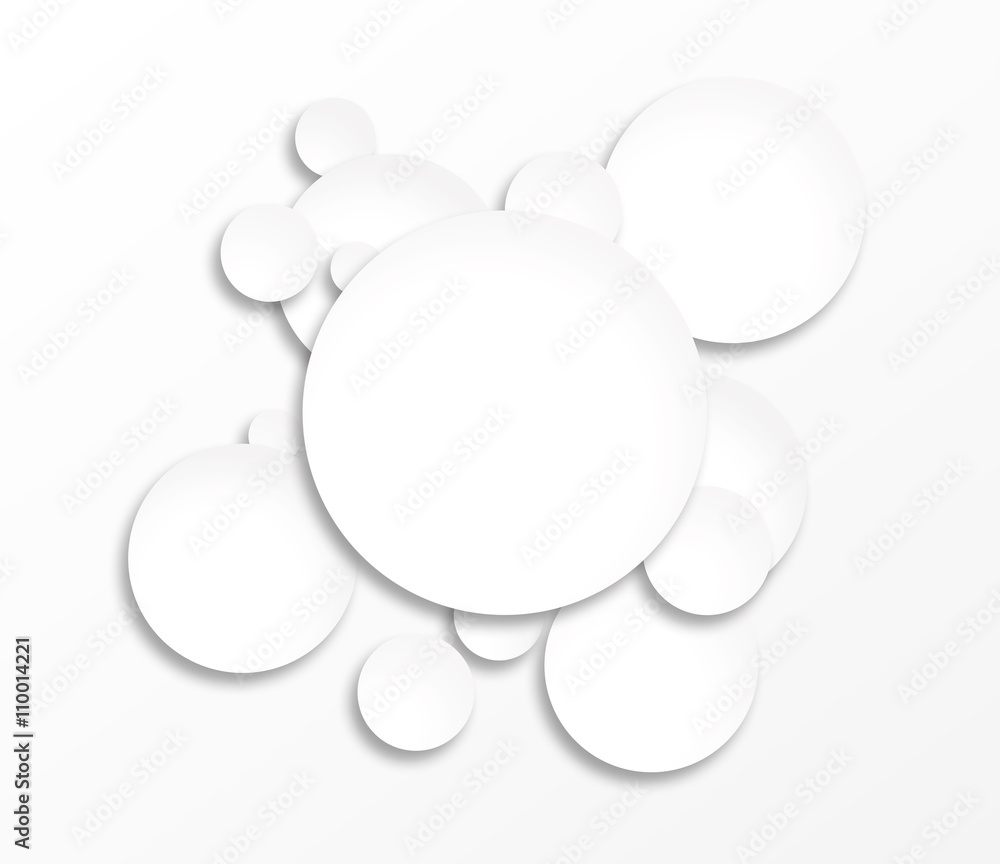 Diagram white circles Diagram white circles