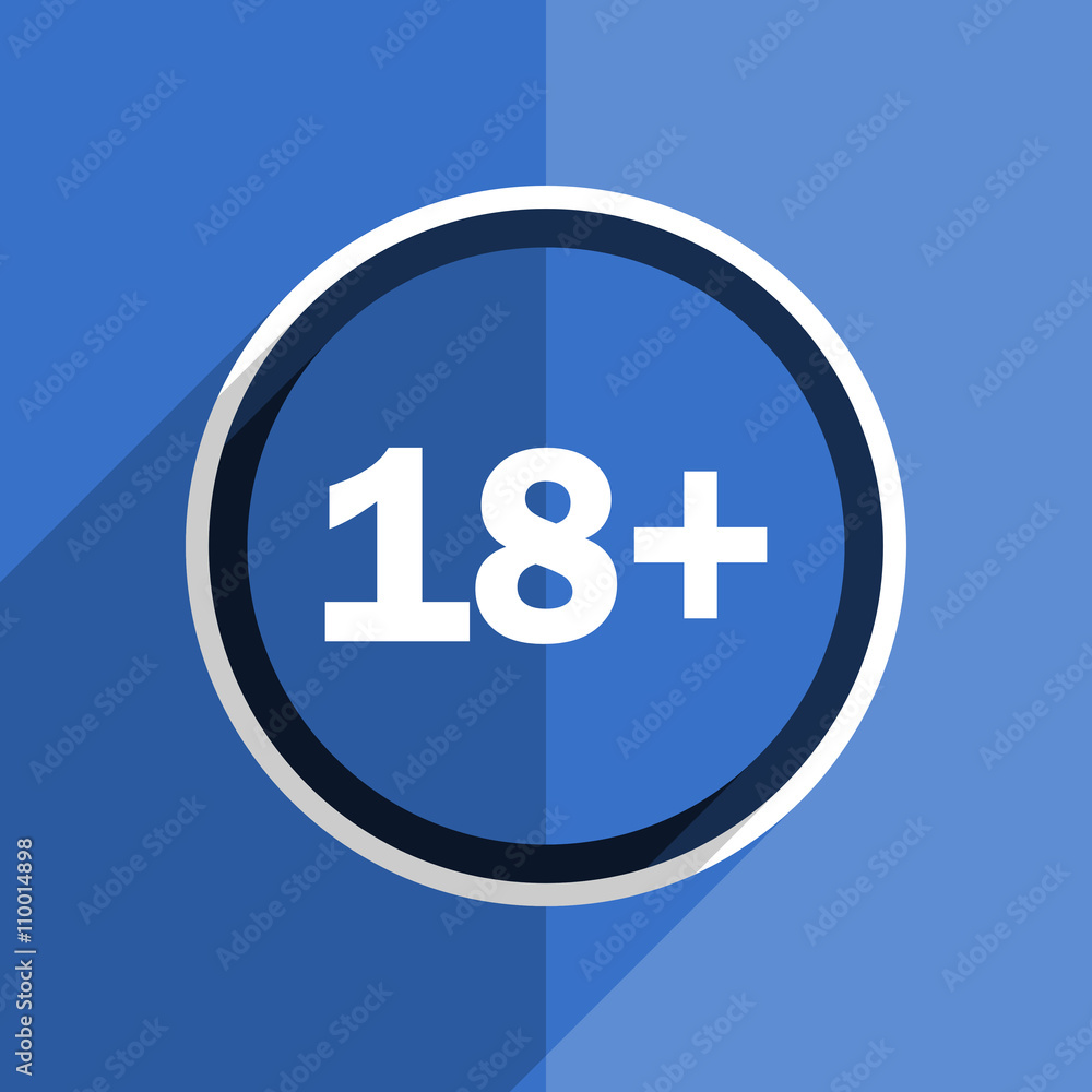 blue flat design adults modern web icon blue flat design adults modern web icon