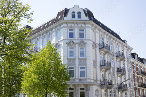 Altbaugebäude in Hamburg, Deutschland