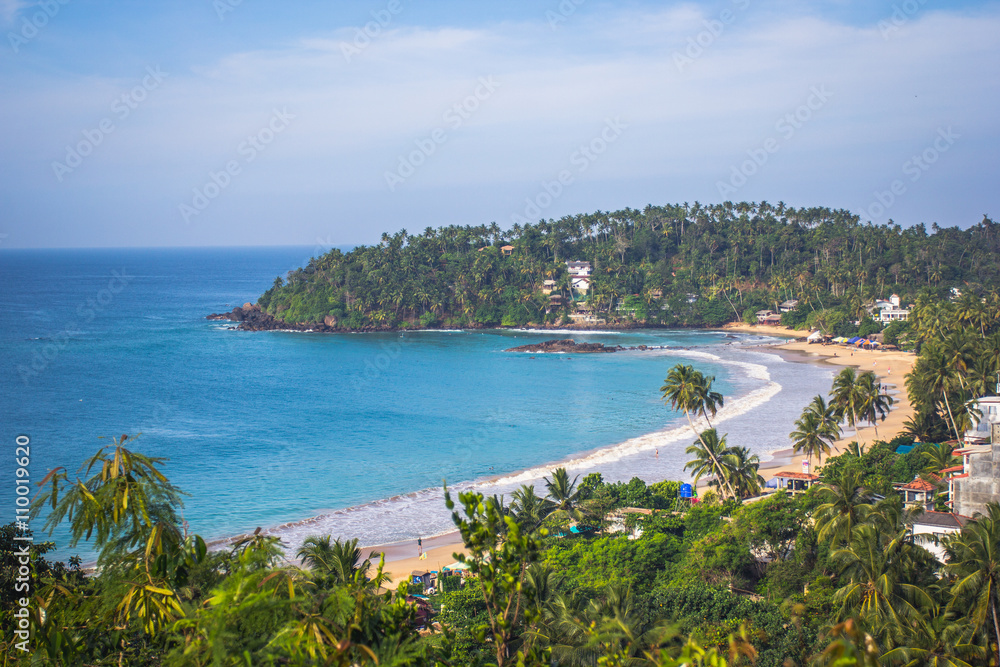 Naklejka premium Mirissa beach