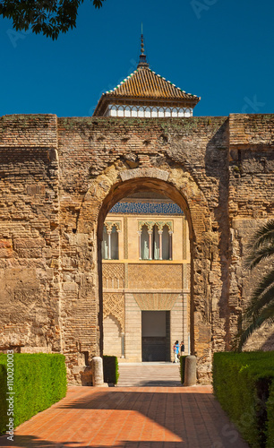 Detail of the Alcazar in Spain
