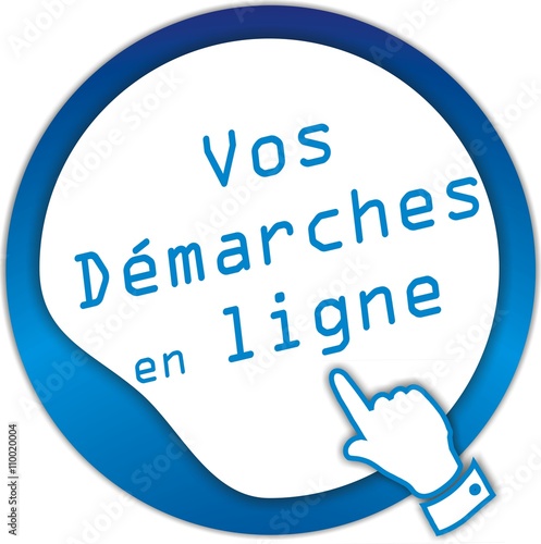 bouton vos démarches en ligne
