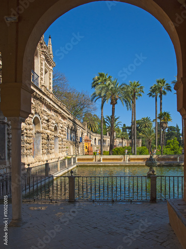 Detail of the Alcazar in Spain