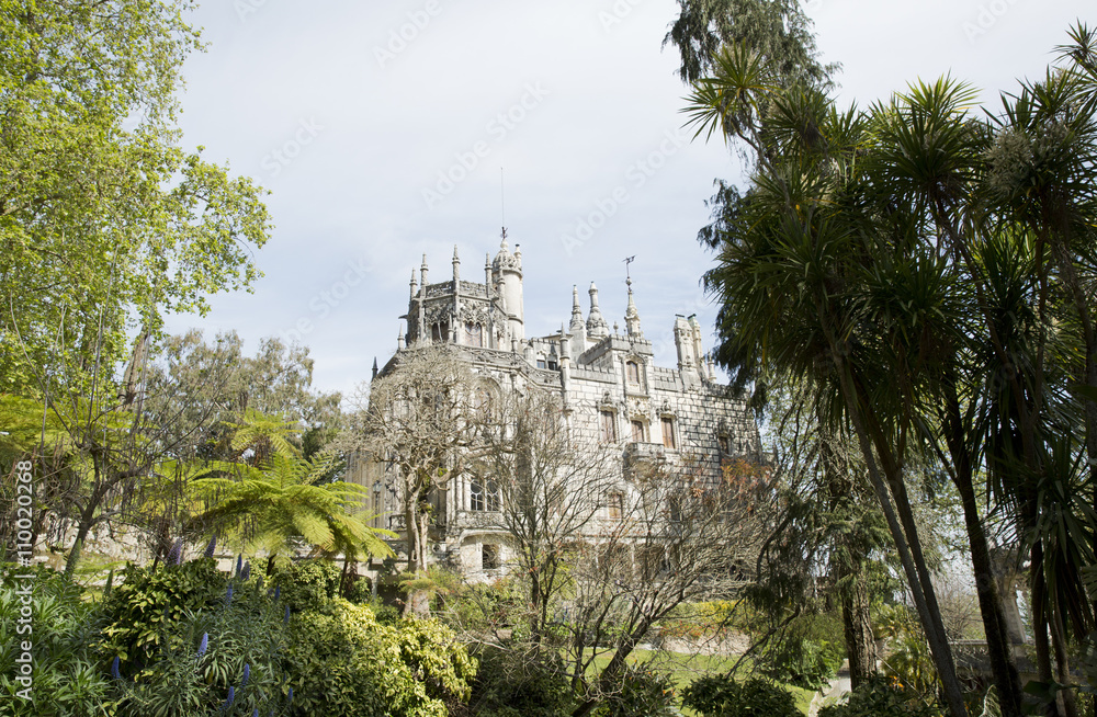 The Regaleira Palace (known as Quinta da Regaleira) located in Sintra, Portugal