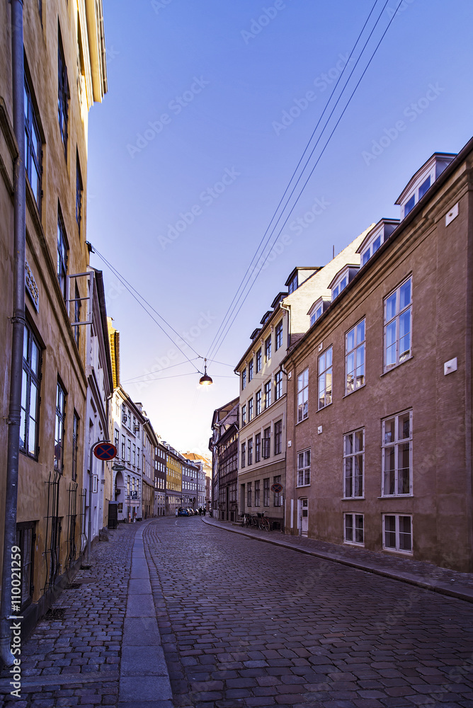 Copenhagen narrow street