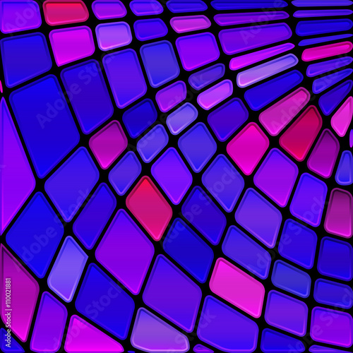 abstract vector stained-glass mosaic background