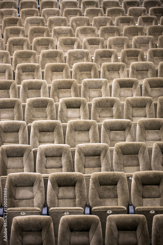 Fototapeta premium Empty comfortable seats in theater, cinema