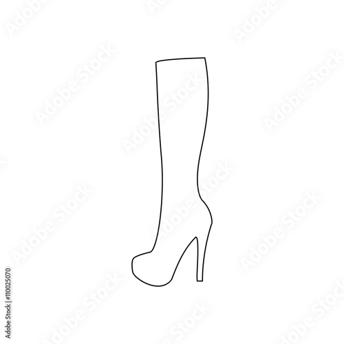 Boots shoes illustration
