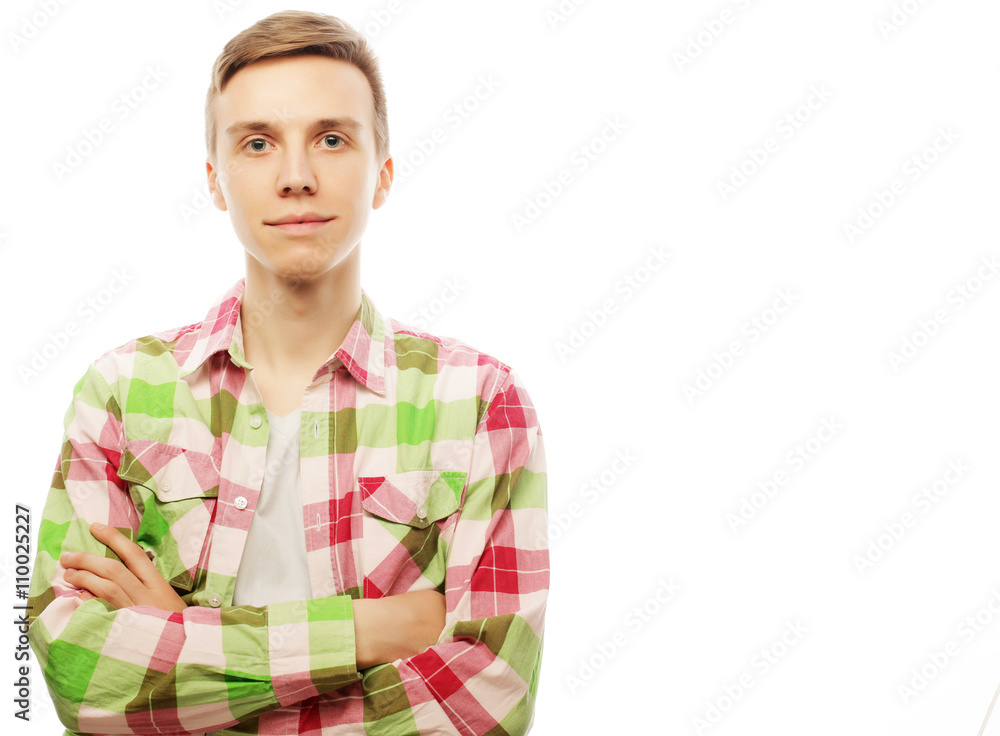 Handsome young man in shirt Handsome young man in shirt