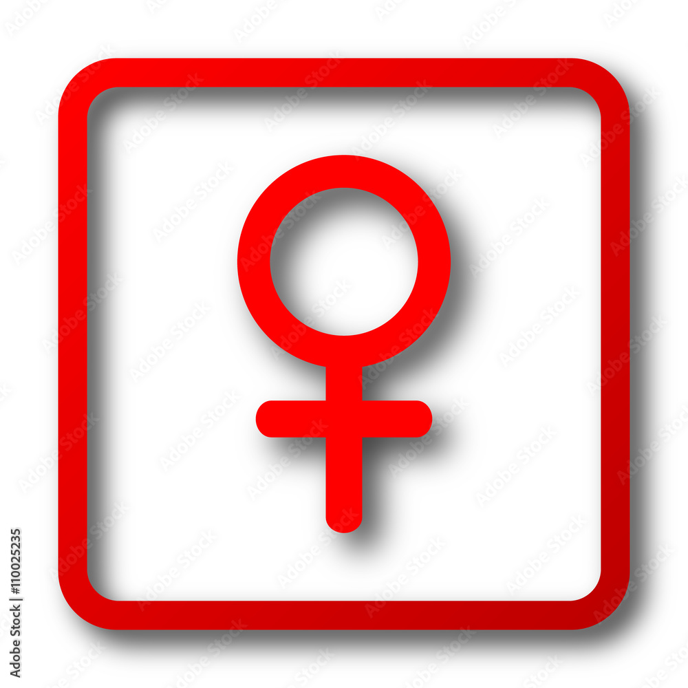 Fototapeta premium Female sign icon
