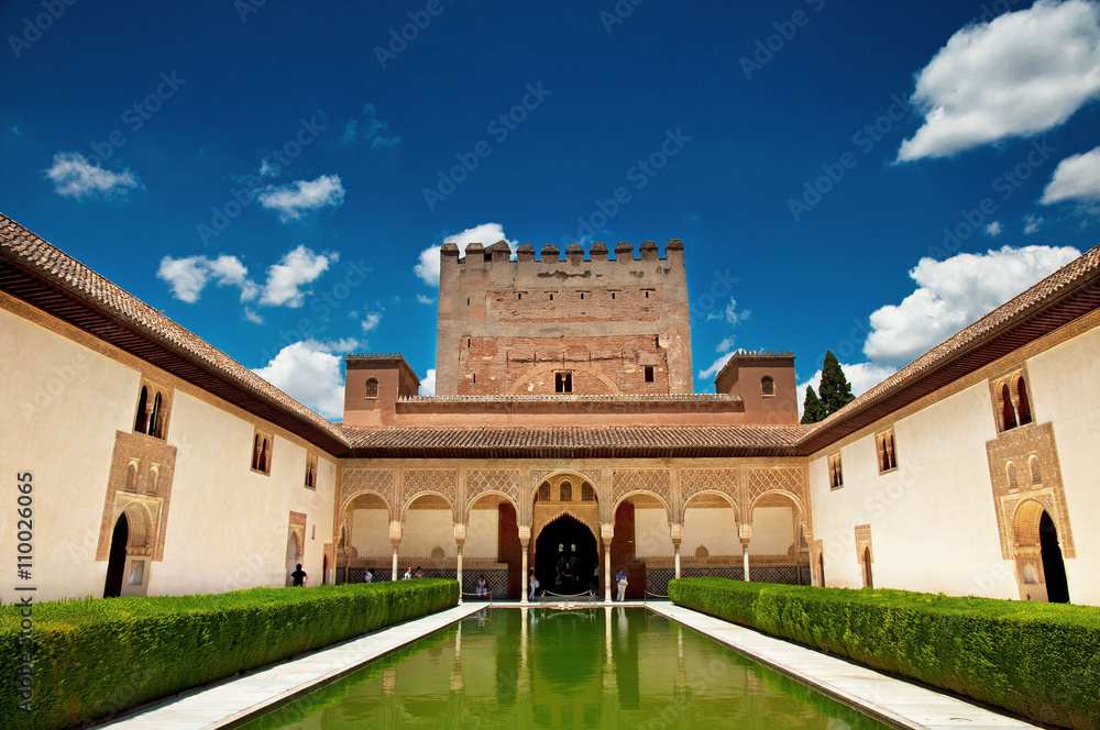 Palacio Nazaries, Alhambra, Granada, Spain