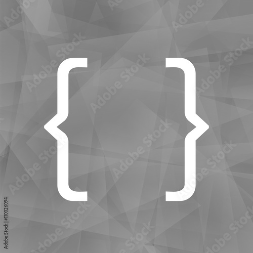Curly Bracket Icon