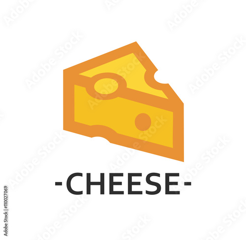 Cheese Logo with Caption