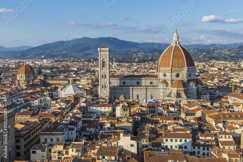 View of Florence from the tower of Arnolfo photo