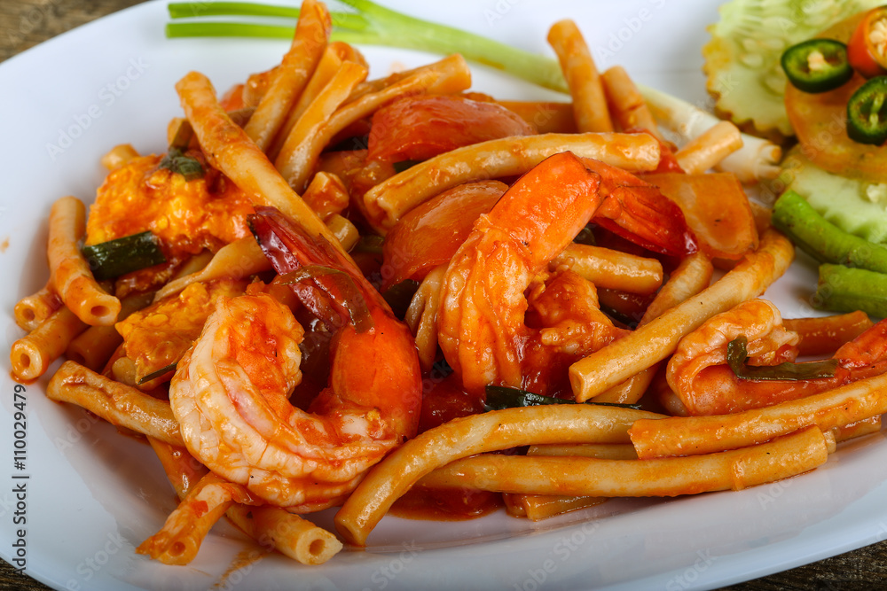 Pasta with seafood Pasta with seafood