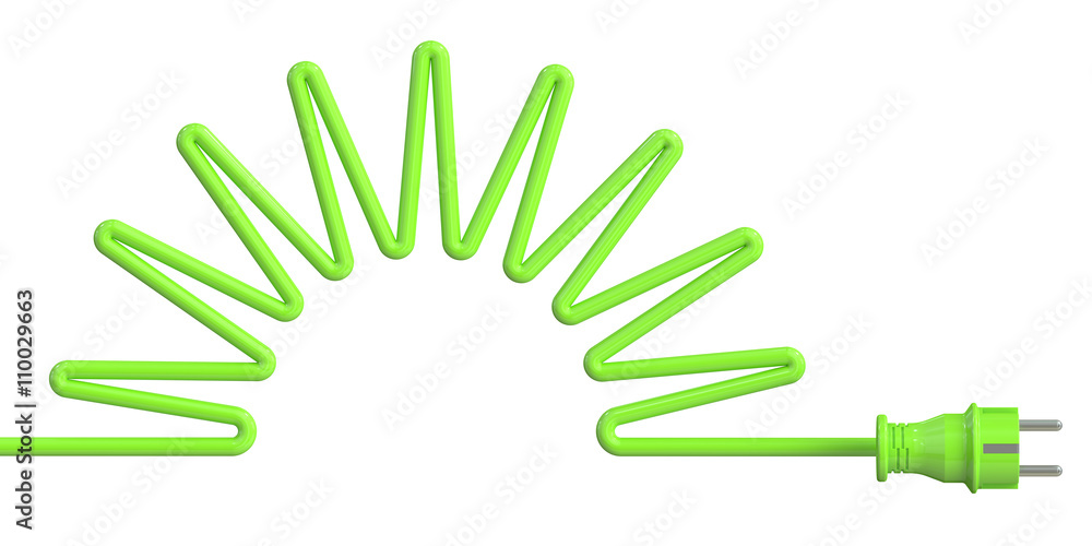 Obraz premium eco sun energy concept, 3D rendering