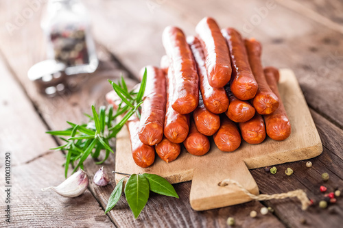 Obraz na plátně sausages