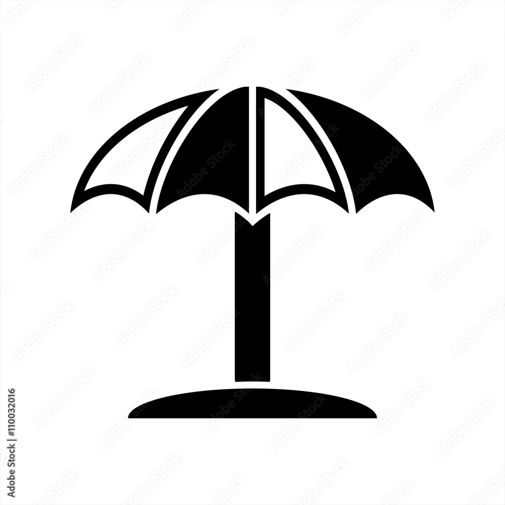 umbrella beach sun care icon umbrella beach sun care icon