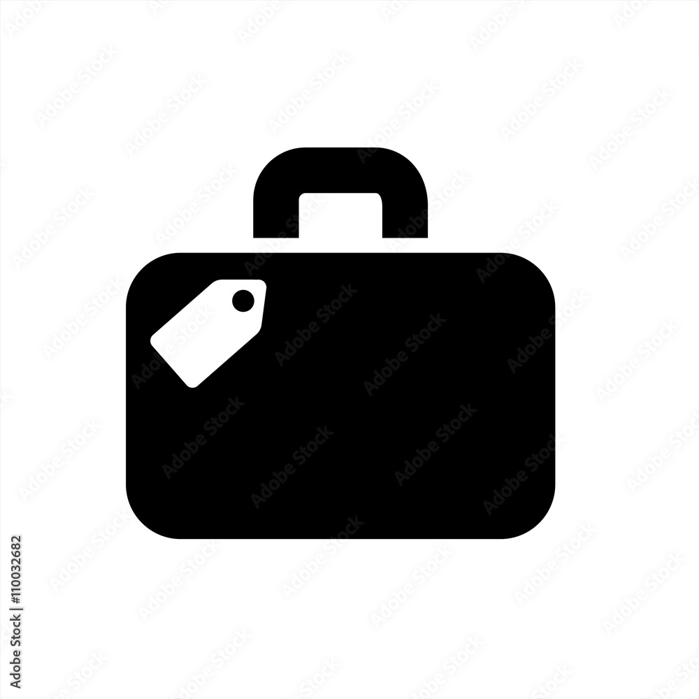 luggage bag suitcase baggage travel icon simple black luggage bag suitcase baggage travel icon simple black