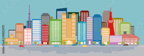 都市（昼）
